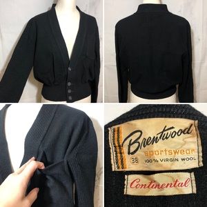 VTG 60’s Virgin Wool Unisex Cardigan